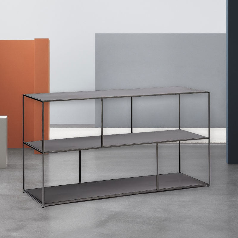 Industrial Style Open Metal Bookcase with Rectangular Shelves Clearhalo 'Bookcases' 'furn' 'furn_bookcases' 'Furniture' 'furniture_bookcases' 'kitchen' 'kitchen_bookcases' 'Living Room Furniture' 'Office Furniture' 4698667