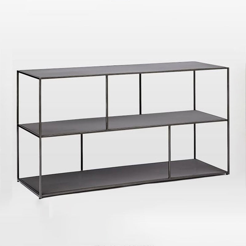 Industrial Style Open Metal Bookcase with Rectangular Shelves Clearhalo 'Bookcases' 'furn' 'furn_bookcases' 'Furniture' 'furniture_bookcases' 'kitchen' 'kitchen_bookcases' 'Living Room Furniture' 'Office Furniture' 4698669