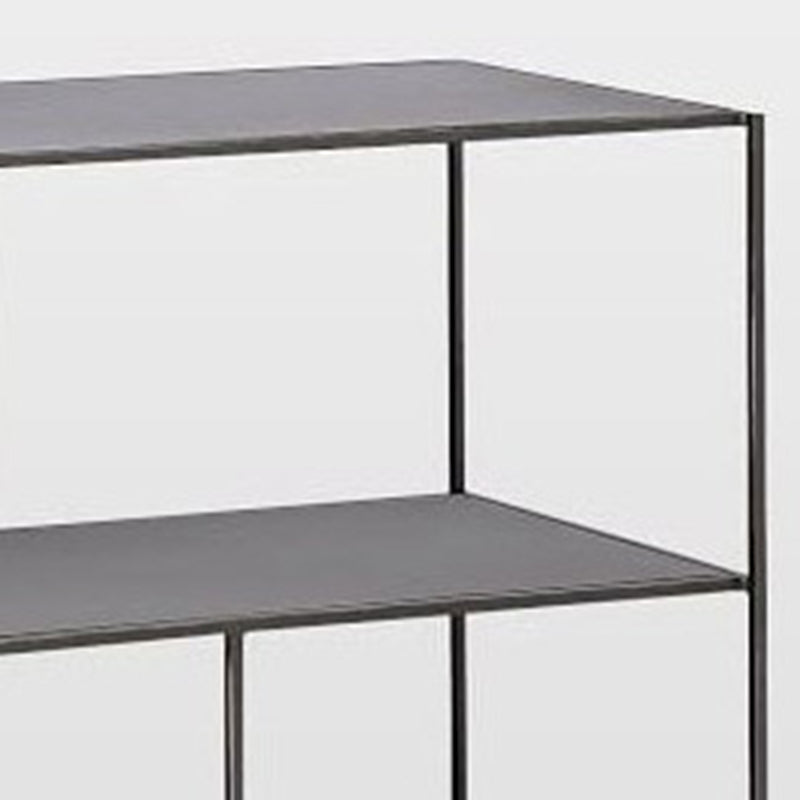 Industrial Style Open Metal Bookcase with Rectangular Shelves Clearhalo 'Bookcases' 'furn' 'furn_bookcases' 'Furniture' 'furniture_bookcases' 'kitchen' 'kitchen_bookcases' 'Living Room Furniture' 'Office Furniture' 4698672