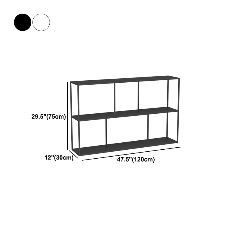 Industrial Style Open Metal Bookcase with Rectangular Shelves Clearhalo 'Bookcases' 'furn' 'furn_bookcases' 'Furniture' 'furniture_bookcases' 'kitchen' 'kitchen_bookcases' 'Living Room Furniture' 'Office Furniture' 4698678