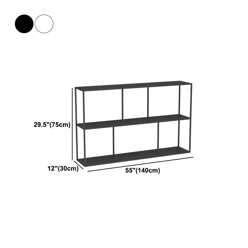 Industrial Style Open Metal Bookcase with Rectangular Shelves Clearhalo 'Bookcases' 'furn' 'furn_bookcases' 'Furniture' 'furniture_bookcases' 'kitchen' 'kitchen_bookcases' 'Living Room Furniture' 'Office Furniture' 4698679