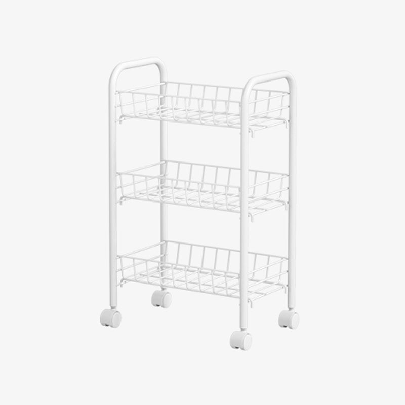 11"W Bookshelf Contemporary Style Bookcase with Casters for Home and Study Room Clearhalo 'Bookcases' 'furn' 'furn_bookcases' 'Furniture' 'furniture_bookcases' 'kitchen' 'kitchen_bookcases' 'Living Room Furniture' 'Office Furniture' 4698689