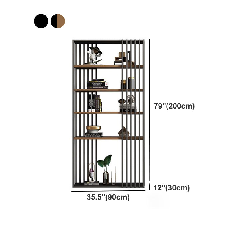 Open Metal Etagere Bookcase Industrial Shelf Bookcase with Shelves Clearhalo 'Bookcases' 'furn' 'furn_bookcases' 'Furniture' 'furniture_bookcases' 'kitchen' 'kitchen_bookcases' 'Living Room Furniture' 'Office Furniture' 4698736