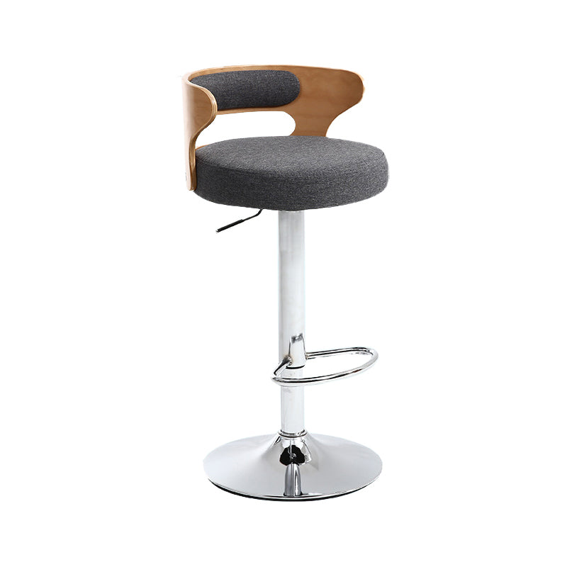 Contemporary Swivel Adjustable Height Bar Stool Home Footrest Stool Clearhalo 'Bar Furniture' 'Bar Stools' 'bar_stools' 'furn' 'furn_bar_stools' 'furniture_bar_stools' 'Kitchen & Dining Furniture' 'kitchen&dining_furn' 'kitchen' 'kitchen_furn' Furniture' 4699010