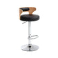 Contemporary Swivel Adjustable Height Bar Stool Home Footrest Stool Black Silver 1 Piece Clearhalo 'Bar Furniture' 'Bar Stools' 'bar_stools' 'furn' 'furn_bar_stools' 'furniture_bar_stools' 'Kitchen & Dining Furniture' 'kitchen&dining_furn' 'kitchen' 'kitchen_furn' Furniture' 4699019
