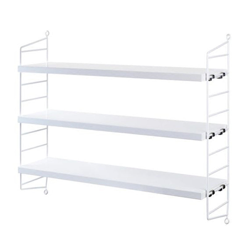 Modern Wall Mounted Bookcase with Solid Wood Rectangular Shelves White Clearhalo 'Bookcases' 'furn' 'furn_bookcases' 'Furniture' 'furniture_bookcases' 'kitchen' 'kitchen_bookcases' 'Living Room Furniture' 'Office Furniture' 4700596