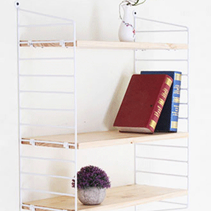 Modern Wall Mounted Bookcase with Solid Wood Rectangular Shelves Clearhalo 'Bookcases' 'furn' 'furn_bookcases' 'Furniture' 'furniture_bookcases' 'kitchen' 'kitchen_bookcases' 'Living Room Furniture' 'Office Furniture' 4700597