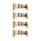 Contemporary Style Bookshelf Wall Mounted Horizontal Bookcase for Home Office 39.4"L x 4.3"W x 12.6"H Natural 4 Piece Set Clearhalo 'Bookcases' 'furn' 'furn_bookcases' 'Furniture' 'furniture_bookcases' 'kitchen' 'kitchen_bookcases' 'Living Room Furniture' 'Office Furniture' 4700800