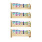 Contemporary Style Bookshelf Wall Mounted Horizontal Bookcase for Home Office 39.4"L x 4.3"W x 12.6"H Light Apricot 4 Piece Set Clearhalo 'Bookcases' 'furn' 'furn_bookcases' 'Furniture' 'furniture_bookcases' 'kitchen' 'kitchen_bookcases' 'Living Room Furniture' 'Office Furniture' 4700804