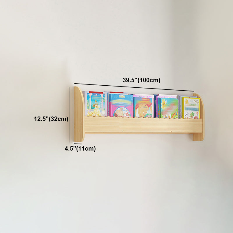 Contemporary Style Bookshelf Wall Mounted Horizontal Bookcase for Home Office Clearhalo 'Bookcases' 'furn' 'furn_bookcases' 'Furniture' 'furniture_bookcases' 'kitchen' 'kitchen_bookcases' 'Living Room Furniture' 'Office Furniture' 4700845