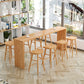 Light Brown Industrial Style Bar Table Solid Wood Indoor Casual Bar Table Clearhalo 'Bar Furniture' 'Bar Tables' 'bar_tables' 'furn' 'furn_bar_tables' 'Furniture' 'furniture_bar_tables' 'Kitchen & Dining Furniture' 4705384