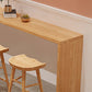 Light Brown Industrial Style Bar Table Solid Wood Indoor Casual Bar Table Clearhalo 'Bar Furniture' 'Bar Tables' 'bar_tables' 'furn' 'furn_bar_tables' 'Furniture' 'furniture_bar_tables' 'Kitchen & Dining Furniture' 4705392