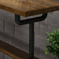 Brown Industrial Style Bar Table Pine Wood Milk Tea Shop Casual Bar Table Clearhalo 'Bar Furniture' 'Bar Tables' 'bar_tables' 'furn' 'furn_bar_tables' 'Furniture' 'furniture_bar_tables' 'Kitchen & Dining Furniture' 4705453