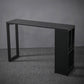 Gray White and Black Modern Style Bar Table in Marble and Metal Milk Tea Shop Bar Table Black-Gold Without Chairs Clearhalo 'Bar Furniture' 'Bar Tables' 'bar_tables' 'furn' 'furn_bar_tables' 'Furniture' 'furniture_bar_tables' 'Kitchen & Dining Furniture' 4705470