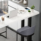 White Modern Style Specialty Bar Table in Faux Marble and Wood Milk Tea Shop Bar Table Clearhalo 'Bar Furniture' 'Bar Tables' 'bar_tables' 'furn' 'furn_bar_tables' 'Furniture' 'furniture_bar_tables' 'Kitchen & Dining Furniture' 4705498
