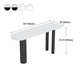 White Modern Style Specialty Bar Table in Faux Marble and Wood Milk Tea Shop Bar Table Clearhalo 'Bar Furniture' 'Bar Tables' 'bar_tables' 'furn' 'furn_bar_tables' 'Furniture' 'furniture_bar_tables' 'Kitchen & Dining Furniture' 4705507