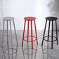Contemporary Footrest Backless Barstool Matte Finish Iron Stool Clearhalo 'Bar Furniture' 'Bar Stools' 'bar_stools' 'furn' 'furn_bar_stools' 'Furniture' 'furniture_bar_stools' 'Kitchen & Dining Furniture' 4705803