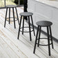 Contemporary Footrest Backless Barstool Matte Finish Iron Stool Clearhalo 'Bar Furniture' 'Bar Stools' 'bar_stools' 'furn' 'furn_bar_stools' 'Furniture' 'furniture_bar_stools' 'Kitchen & Dining Furniture' 4705806