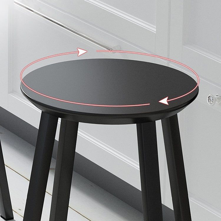 Contemporary Footrest Backless Barstool Matte Finish Iron Stool Clearhalo 'Bar Furniture' 'Bar Stools' 'bar_stools' 'furn' 'furn_bar_stools' 'Furniture' 'furniture_bar_stools' 'Kitchen & Dining Furniture' 4705810