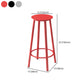 Contemporary Footrest Backless Barstool Matte Finish Iron Stool Clearhalo 'Bar Furniture' 'Bar Stools' 'bar_stools' 'furn' 'furn_bar_stools' 'Furniture' 'furniture_bar_stools' 'Kitchen & Dining Furniture' 4705819