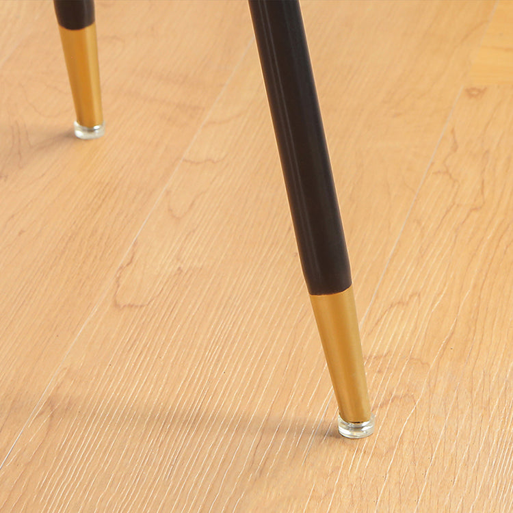 Glam Low Back Footrest Barstool Matte Finish Leather Reception Stool Clearhalo 'Bar Furniture' 'Bar Stools' 'bar_stools' 'furn' 'furn_bar_stools' 'Furniture' 'furniture_bar_stools' 'Kitchen & Dining Furniture' 4705855