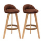 Contemporary Home Footrest Stool Matte Finish Upholstered Barstool Coffee 2 Piece Set Clearhalo 'Bar Furniture' 'Bar Stools' 'bar_stools' 'furn' 'furn_bar_stools' 'Furniture' 'furniture_bar_stools' 'Kitchen & Dining Furniture' 4705882