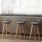 Contemporary Home Footrest Stool Matte Finish Upholstered Barstool Clearhalo 'Bar Furniture' 'Bar Stools' 'bar_stools' 'furn' 'furn_bar_stools' 'Furniture' 'furniture_bar_stools' 'Kitchen & Dining Furniture' 4705887