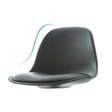 Industrial Upholstered Swivel Bar Stools Low Back Stools for Home Clearhalo 'Bar Furniture' 'Bar Stools' 'bar_stools' 'furn' 'furn_bar_stools' 'Furniture' 'furniture_bar_stools' 'Kitchen & Dining Furniture' 4705929