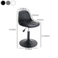 Industrial Upholstered Swivel Bar Stools Low Back Stools for Home Clearhalo 'Bar Furniture' 'Bar Stools' 'bar_stools' 'furn' 'furn_bar_stools' 'Furniture' 'furniture_bar_stools' 'Kitchen & Dining Furniture' 4705936
