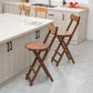Modern Design Low Back Round Bar Stools for Home Solid Wood Bar Stool with Wood Seat Clearhalo 'Bar Furniture' 'Bar Stools' 'bar_stools' 'furn' 'furn_bar_stools' 'Furniture' 'furniture_bar_stools' 'Kitchen & Dining Furniture' 4705958