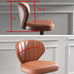 Industrial Design Armless Low Back Counter Stools for Home Leather Stools Clearhalo 'Bar Furniture' 'Bar Stools' 'bar_stools' 'furn' 'furn_bar_stools' 'Furniture' 'furniture_bar_stools' 'Kitchen & Dining Furniture' 4706007
