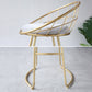 Contemporary Round Bar and Counter Stool Metal Stool with Sled Base Clearhalo 'Bar Furniture' 'Bar Stools' 'bar_stools' 'furn' 'furn_bar_stools' 'Furniture' 'furniture_bar_stools' 'Kitchen & Dining Furniture' 4706104