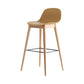 Scandinavian Style Bar-stool with Bucket Seat Counter Stool for Restaurant Bar Yellow 1 Piece Clearhalo 'Bar Furniture' 'Bar Stools' 'bar_stools' 'furn' 'furn_bar_stools' 'Furniture' 'furniture_bar_stools' 'Kitchen & Dining Furniture' 4706254