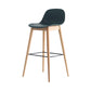 Scandinavian Style Bar-stool with Bucket Seat Counter Stool for Restaurant Bar Green 1 Piece Clearhalo 'Bar Furniture' 'Bar Stools' 'bar_stools' 'furn' 'furn_bar_stools' 'Furniture' 'furniture_bar_stools' 'Kitchen & Dining Furniture' 4706255