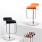 Modern Adjustable Backrest Counter Stool Steel Study Bar Stool with Cushion and Pedal Clearhalo 'Bar Furniture' 'Bar Stools' 'bar_stools' 'furn' 'furn_bar_stools' 'Furniture' 'furniture_bar_stools' 'Kitchen & Dining Furniture' 4706281