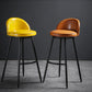 Scandinavian Style Bar-stool with Round Seat Counter Stool for Kitchen Bar Clearhalo 'Bar Furniture' 'Bar Stools' 'bar_stools' 'furn' 'furn_bar_stools' 'Furniture' 'furniture_bar_stools' 'Kitchen & Dining Furniture' 4706313