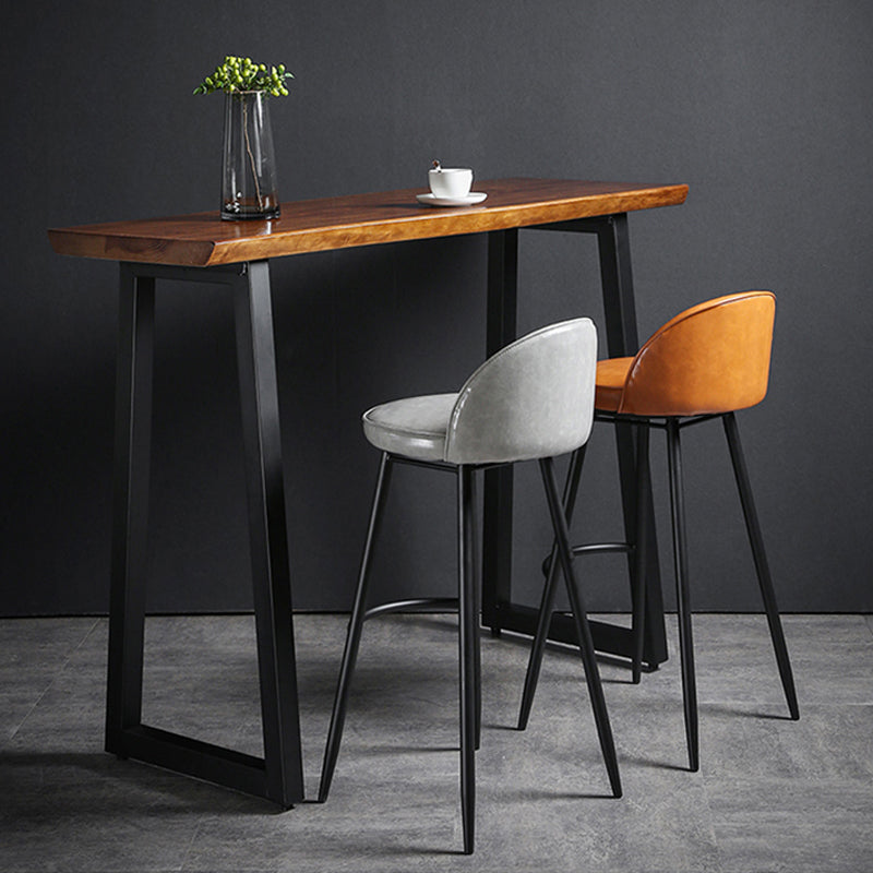 Scandinavian Style Bar-stool with Round Seat Counter Stool for Kitchen Bar Clearhalo 'Bar Furniture' 'Bar Stools' 'bar_stools' 'furn' 'furn_bar_stools' 'Furniture' 'furniture_bar_stools' 'Kitchen & Dining Furniture' 4706325