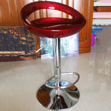 Modern Adjustable Backrest Counter Stool Steel Business Hall Bar Stool with Plastic Seat Clearhalo 'Bar Furniture' 'Bar Stools' 'bar_stools' 'furn' 'furn_bar_stools' 'Furniture' 'furniture_bar_stools' 'Kitchen & Dining Furniture' 4706333