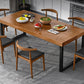 Industrial 1/2/7 Pieces Dinette Set Solid Wood Dining Table and Chairs Clearhalo 'Dining Room Sets' 'Dining Tables & Seating' 'dining_room_set' 'furn' 'furn_dining_room_set' 'Furniture' 'furniture_dining_room_set' 'Kitchen & Dining Furniture' 4706393