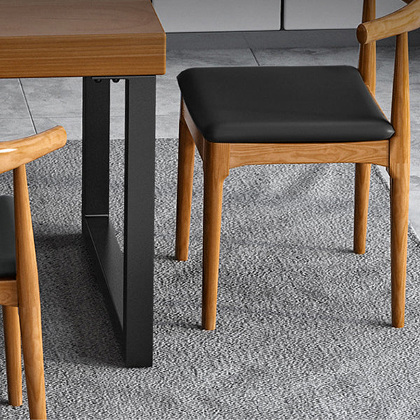 Industrial 1/2/7 Pieces Dinette Set Solid Wood Dining Table and Chairs Clearhalo 'Dining Room Sets' 'Dining Tables & Seating' 'dining_room_set' 'furn' 'furn_dining_room_set' 'Furniture' 'furniture_dining_room_set' 'Kitchen & Dining Furniture' 4706395