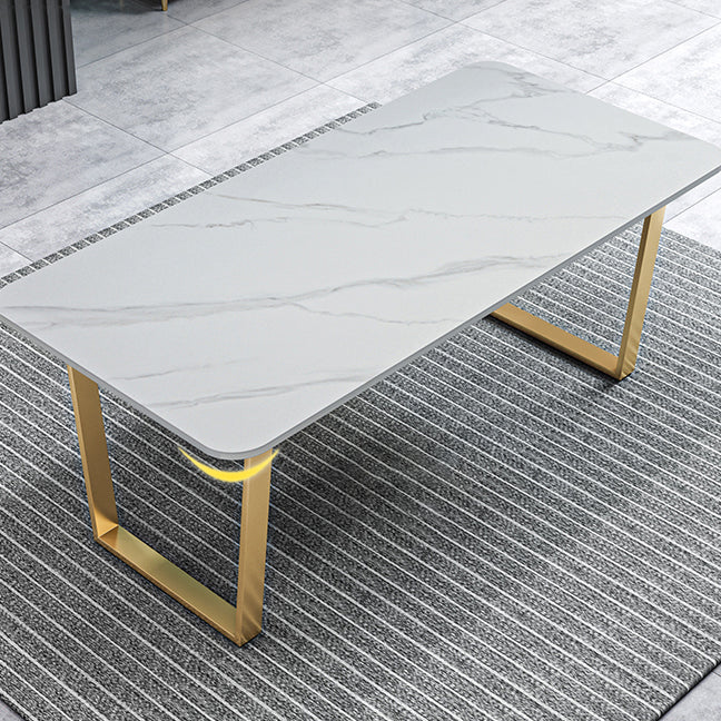 Nordic 1/2/5/7 Pieces Dining Set Sintered Stone Dining Table with Chairs Clearhalo 'Dining Room Sets' 'Dining Tables & Seating' 'dining_room_set' 'furn' 'furn_dining_room_set' 'Furniture' 'furniture_dining_room_set' 'Kitchen & Dining Furniture' 4706448