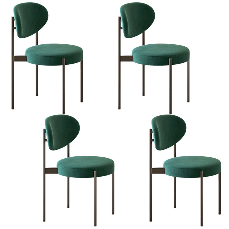 1/4/5/9 Pieces Modern Furniture Sintered Stone Top Dining Table Set for Home 4 Green Chairs Clearhalo 'Dining Room Sets' 'Dining Tables & Seating' 'dining_room_set' 'furn' 'furn_dining_room_set' 'Furniture' 'furniture_dining_room_set' 'Kitchen & Dining Furniture' 4706463