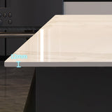 Modern 1/4/5/7 Pieces Dinette Set with White Sintered Stone Scalable Dining Table Set Clearhalo 'Dining Room Sets' 'Dining Tables & Seating' 'dining_room_set' 'furn' 'furn_dining_room_set' 'Furniture' 'furniture_dining_room_set' 'Kitchen & Dining Furniture' 4706490