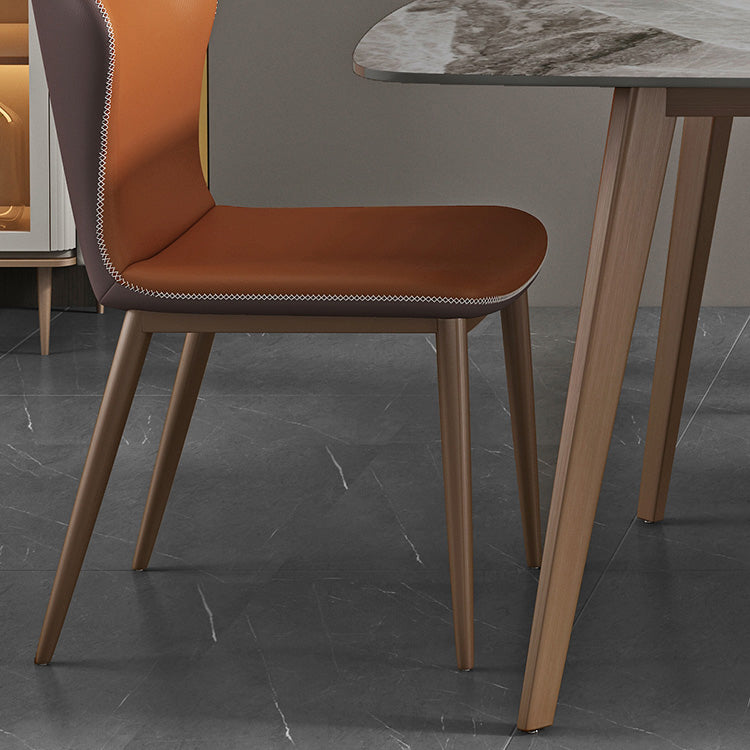 Glam 1/2/5/7 Pieces Dinette Set with Grey Sintered Stone Top Rectangle Dining Table Set Clearhalo 'Dining Room Sets' 'Dining Tables & Seating' 'dining_room_set' 'furn' 'furn_dining_room_set' 'Furniture' 'furniture_dining_room_set' 'Kitchen & Dining Furniture' 4706549