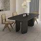 Modern 1/2/4/5 Pieces Rectangle Dining Set Pine Wood Dining Table with Chairs 4 Pieces: Black Table, 3 Chairs Clearhalo 'Dining Room Sets' 'Dining Tables & Seating' 'dining_room_set' 'furn' 'furn_dining_room_set' 'Furniture' 'furniture_dining_room_set' 'Kitchen & Dining Furniture' 4706605