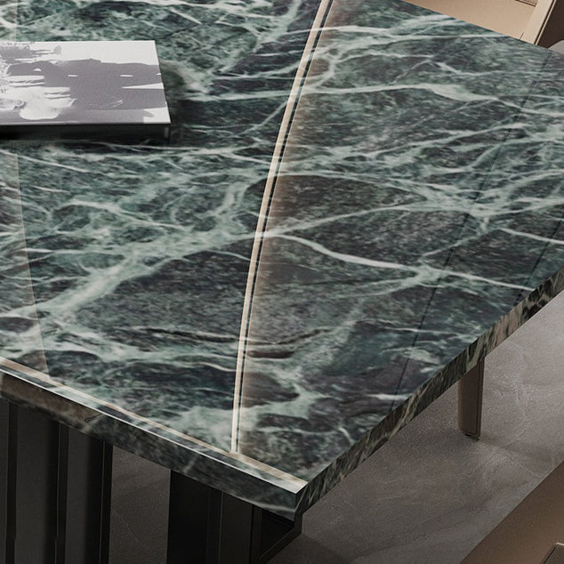 Contemporary 1/2/4/5/7 Pieces Dining Set Metal Dining Table Set Clearhalo 'Dining Room Sets' 'Dining Tables & Seating' 'dining_room_set' 'furn' 'furn_dining_room_set' 'Furniture' 'furniture_dining_room_set' 'Kitchen & Dining Furniture' 4706664