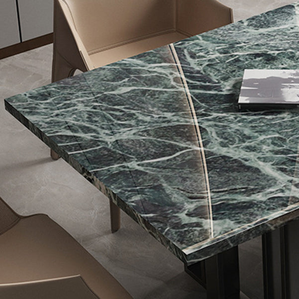 Contemporary 1/2/4/5/7 Pieces Dining Set Metal Dining Table Set Clearhalo 'Dining Room Sets' 'Dining Tables & Seating' 'dining_room_set' 'furn' 'furn_dining_room_set' 'Furniture' 'furniture_dining_room_set' 'Kitchen & Dining Furniture' 4706666