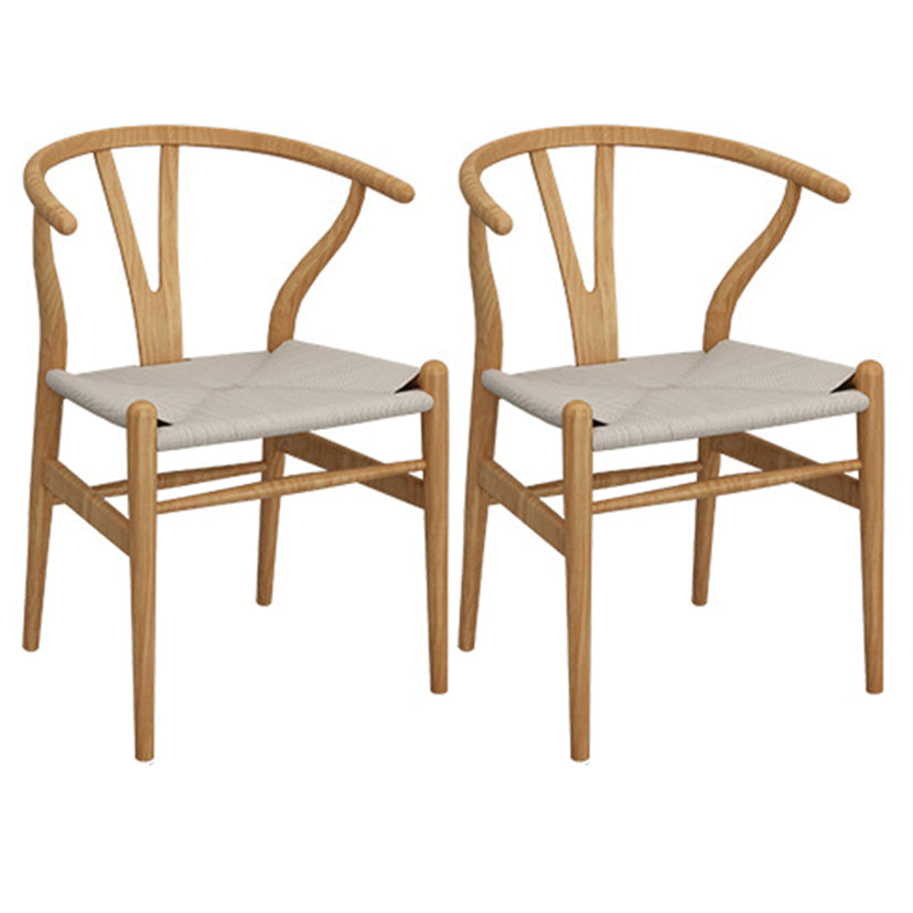 Modern 1/2/5/7 Pieces Dining Sets Solid Wood Dining Table and Chairs 2 White Chairs Clearhalo 'Dining Room Sets' 'Dining Tables & Seating' 'dining_room_set' 'furn' 'furn_dining_room_set' 'Furniture' 'furniture_dining_room_set' 'Kitchen & Dining Furniture' 4706674