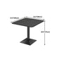 Industrial Style Dining Table Black Base Dining Table for Dining Room Clearhalo 'Dining Tables & Seating' 'Dining Tables' 'dining_table' 'furn' 'furn_dining_table' 'Furniture' 'furniture_dining_table' 'Kitchen & Dining Furniture' 'kitchen' 'kitchen_dining_table' 4706786