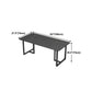 Industrial Style Dining Table Black Base Dining Table for Dining Room Clearhalo 'Dining Tables & Seating' 'Dining Tables' 'dining_table' 'furn' 'furn_dining_table' 'Furniture' 'furniture_dining_table' 'Kitchen & Dining Furniture' 'kitchen' 'kitchen_dining_table' 4706790